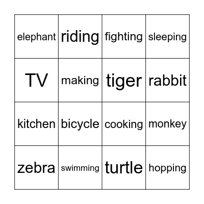 1B ch4-ch5 Bingo Card