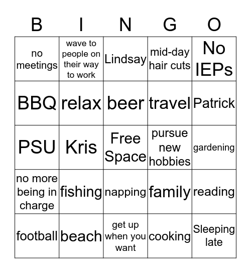 Mushtache Bingo Card