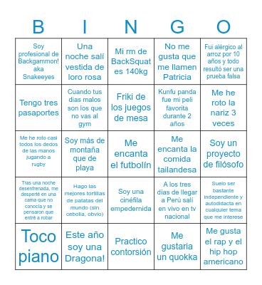 IRONHACK TABOO Bingo Card
