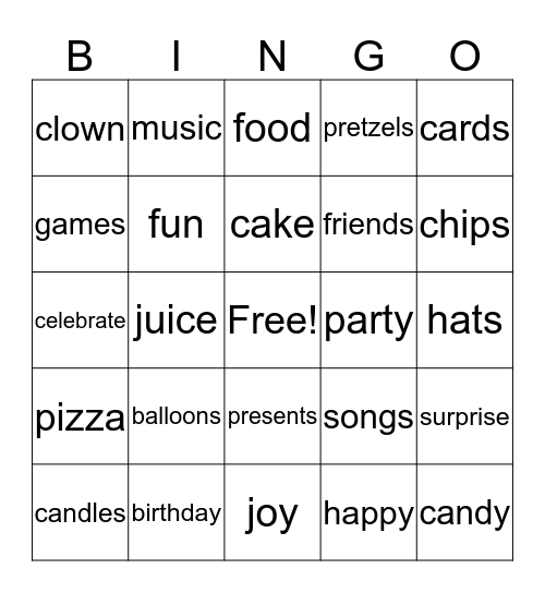 Happy Birthday Daisja Bingo Card