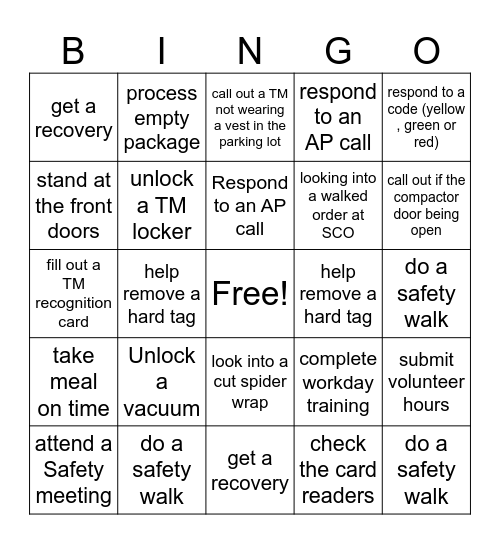 AP Bingo Card