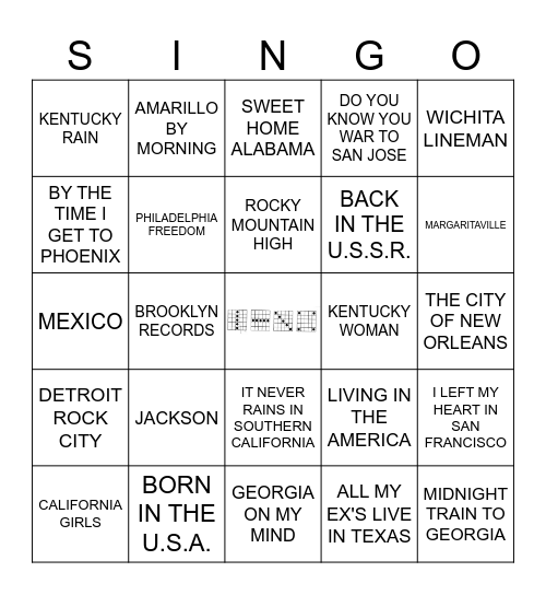 WHERE ARE WE GOING? Bingo Card