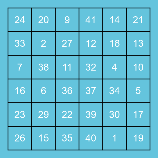 TEAMWORK MAKES THE DREAM WORK! Bingo Card