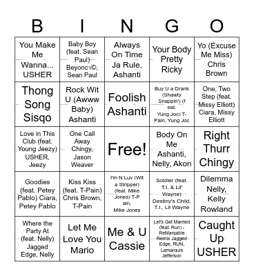 TEST Bingo Card