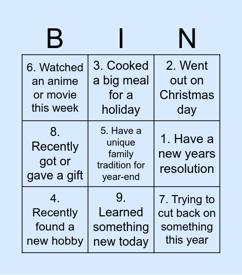 Happy New Year, Ricksoft, Inc. Team! Bingo Card