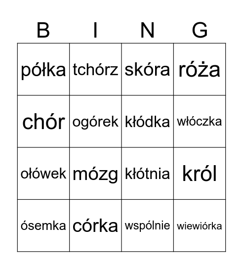 Bingo ó Bingo Card