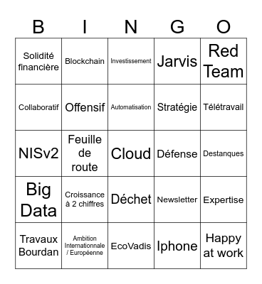 Kick-off 2024 Bingo Card