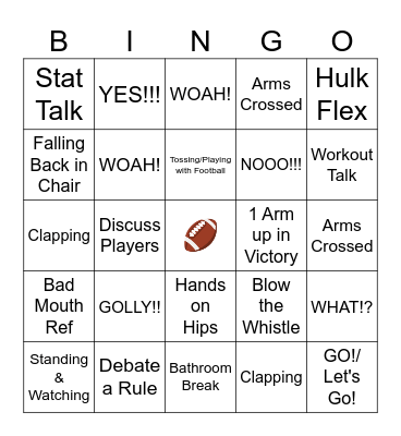 The Johnny Bingo Card