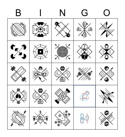 Paralympics Bingo Card