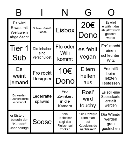 Filows Katsching-Fro-Binglingling Bingo Card