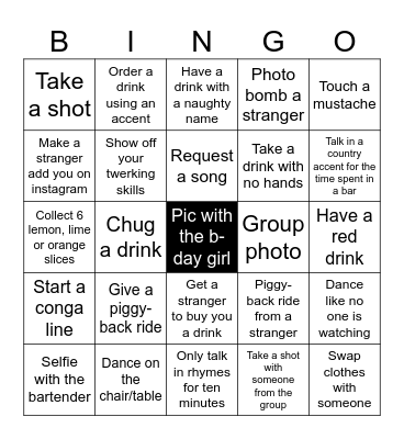 Jules’ Beisl Bingo Card