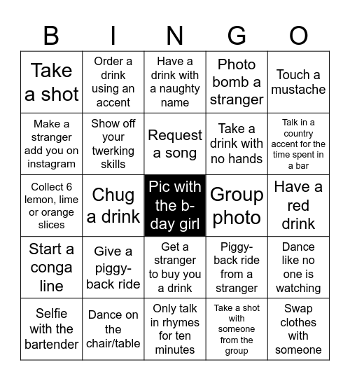 Jules’ Beisl Bingo Card