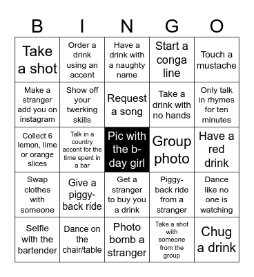 Jules’ Beisl Bingo Card