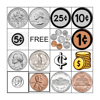 Coin BINGO Card