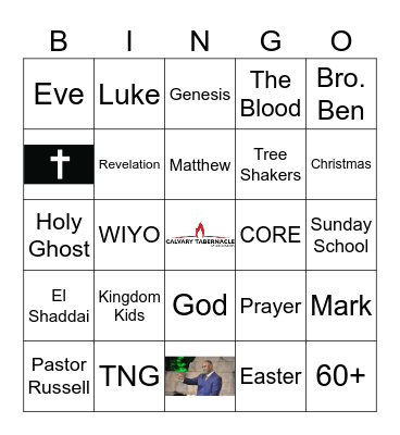 Calvary Tabernacle BINGO Card