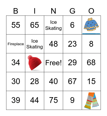 Winter Bingo Card