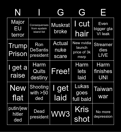 2024 Bingo Bongo Bingo Card