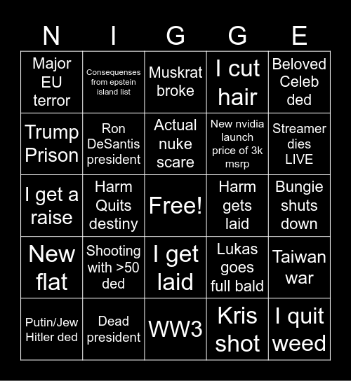 2024 Bingo Bongo Bingo Card