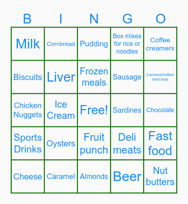 PHOSPHORUS Bingo Card