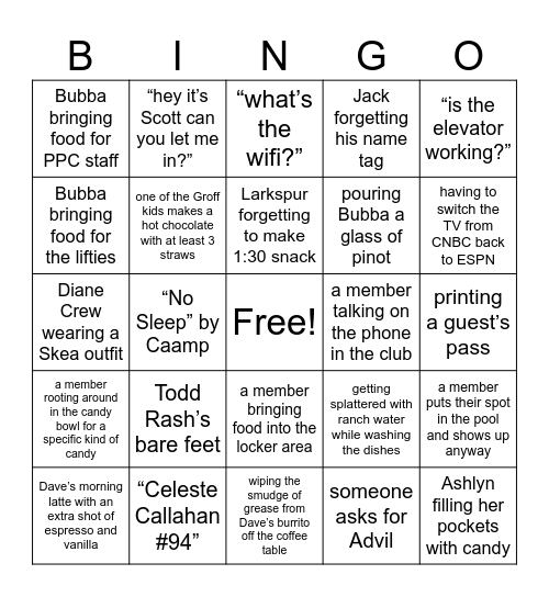 PPC Bingo Card