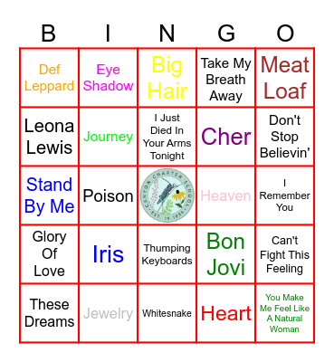 BALLADS BINGO Card