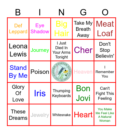 BALLADS BINGO Card
