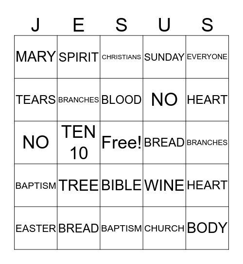 CCD BINGO Card