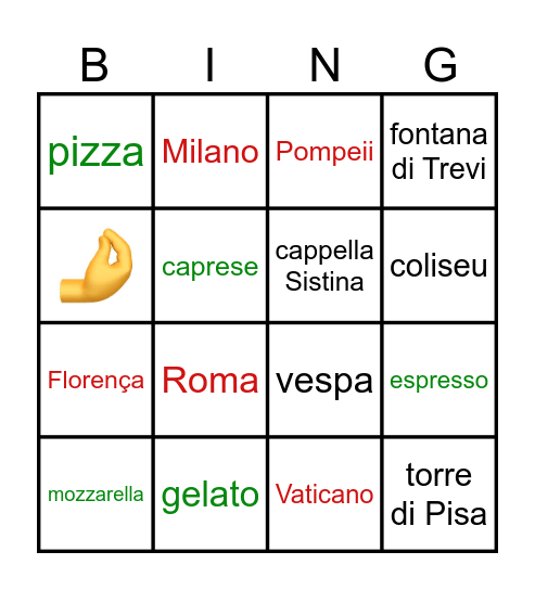BINGO #despedidadoandré Bingo Card