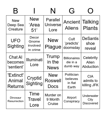 2024 Bingo Card