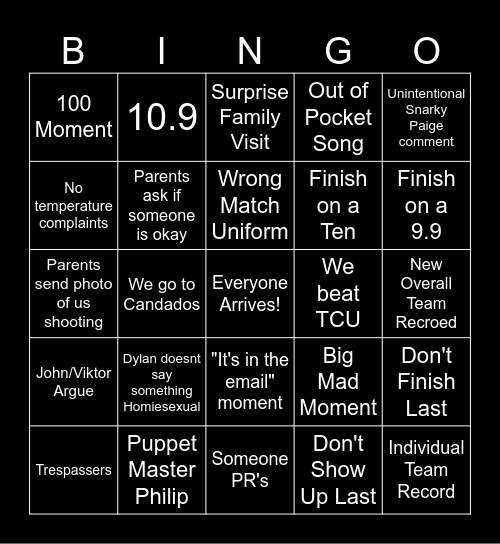Home Bingo 2 Bingo Card