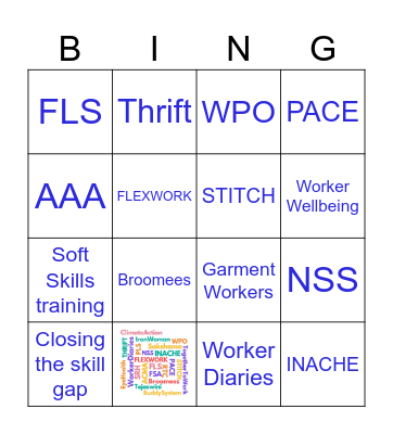 GBL Bingo Card