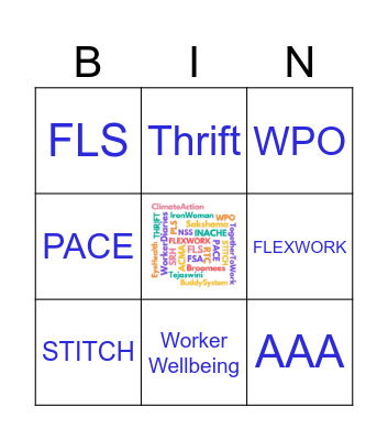 GBL Bingo Card