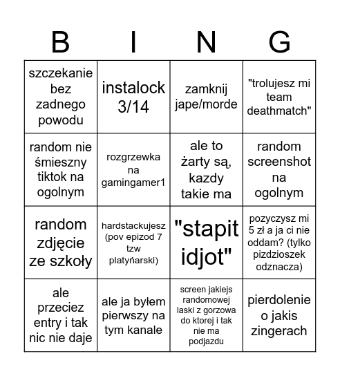 bingo vertiq Bingo Card