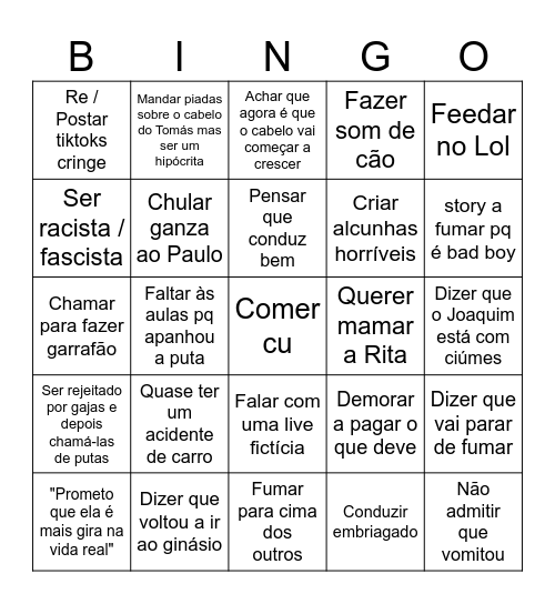 IVO BINGO Card