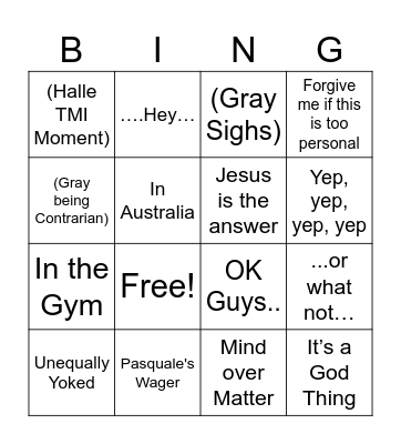 MEGA Bingo! January 21, 2024 Bingo Card