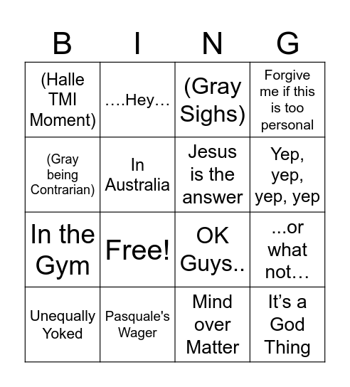 MEGA Bingo! January 21, 2024 Bingo Card