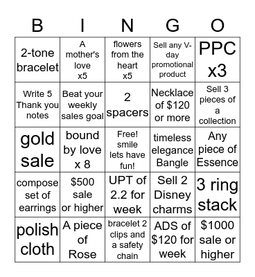 Mother Lovin bingo Card