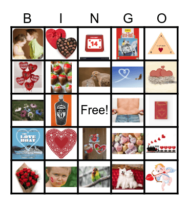Valentine's Day                            the Old Friends Club Way Bingo Card