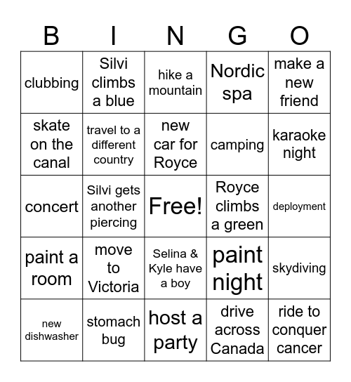 2024 BINGO Card