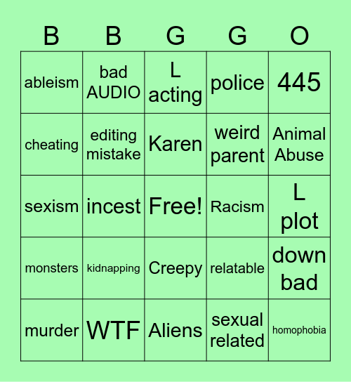 tmrws teachings Bingo Card