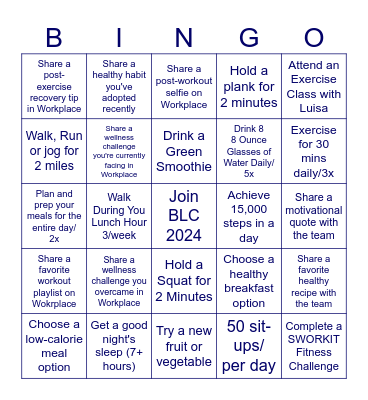 IMI BLC 2024 Bingo Card