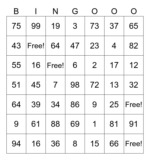 Prison Bingo Card prison-bingo-card