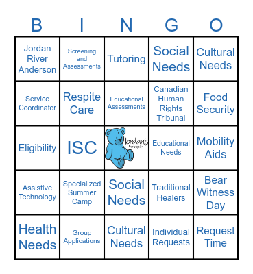JP Bingo Card