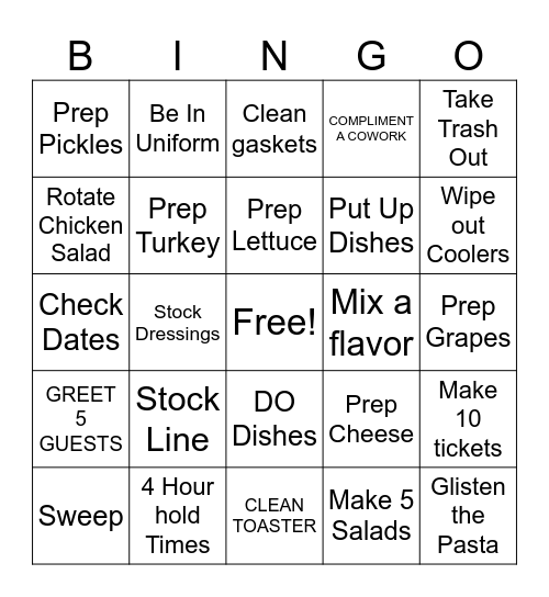 CSC BINGO Card