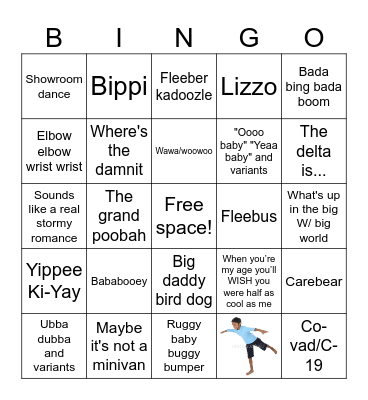 Brad Bingo! Bingo Card
