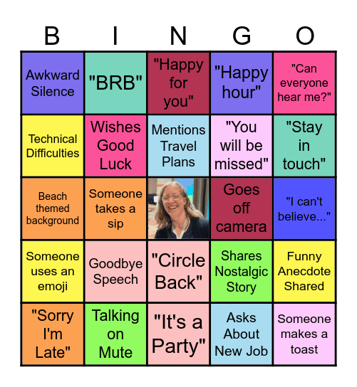 Amy Bingo Card