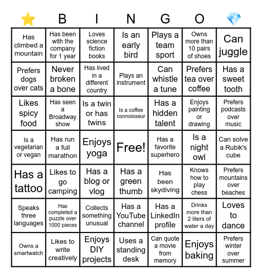 NTST SaleOps BINGO Card