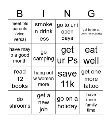 2024 bingo Card