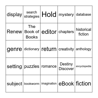 Ultimate Book BINGO! Bingo Card