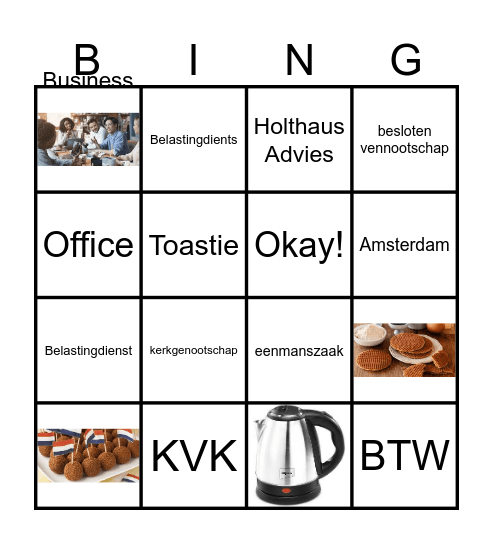 Holthaus Advies Bingo Card